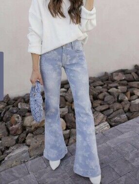 KanCan Floral Flare Jean